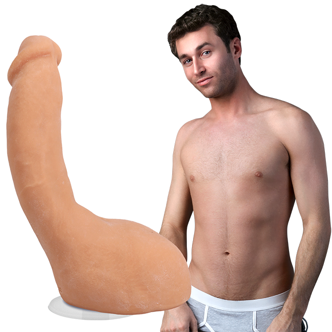 Doc Johnson Signature Cocks - James Deen - 8" ULTRASKYN Cock Vac-U-Lock Suction Cup Dildo