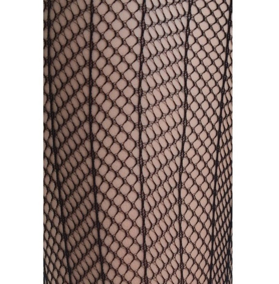 Killer Legs Sensual Arrow Mesh Tights Black Size OS