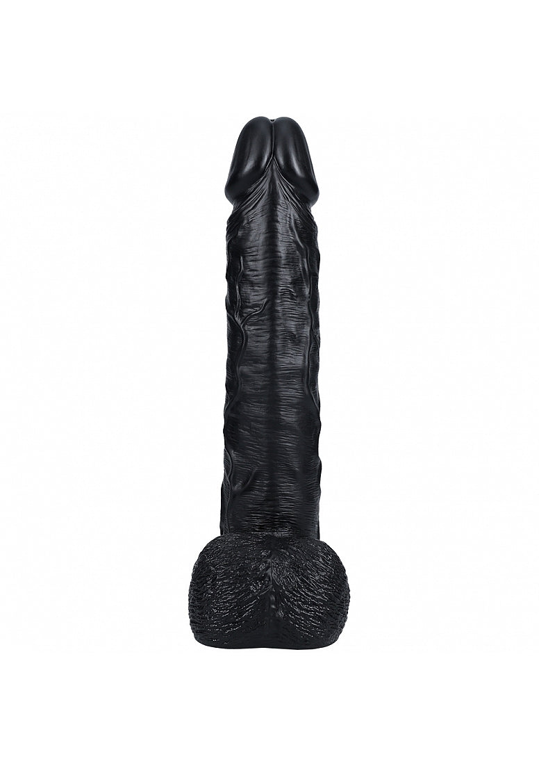 Shots Toys | REALROCK - Realistic Extra Long Dildo with Balls 14" / 35.5cm - Black