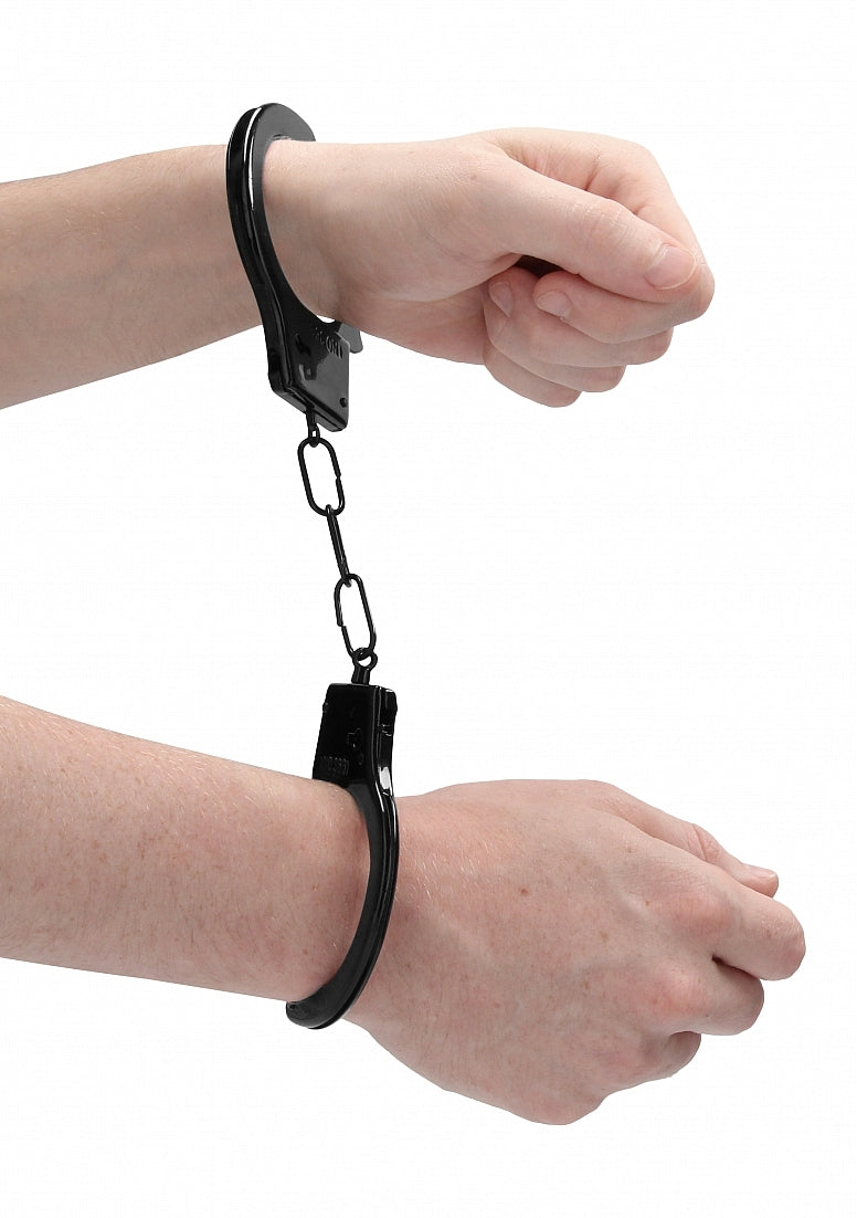 Shots Toys | OUCH! Beginners Handcuffs Metal - Black