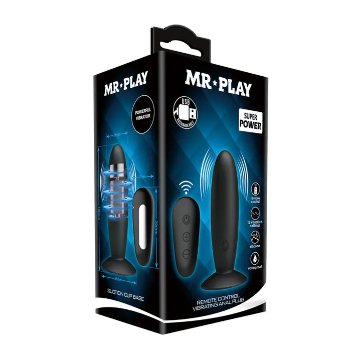 Pretty Love Mr Play Remote Control Vibrating Anal Plug