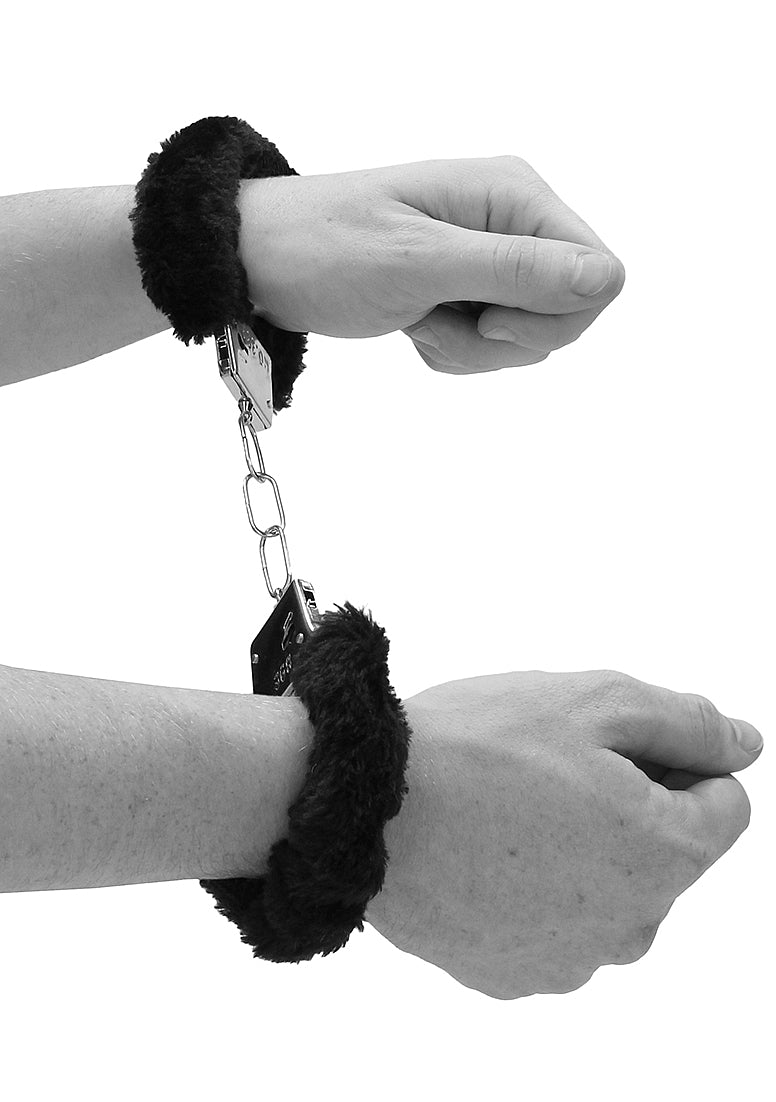 Shots Toys | Ouch! Beginners Furry Hand Cuffs - With Quick-Release Button