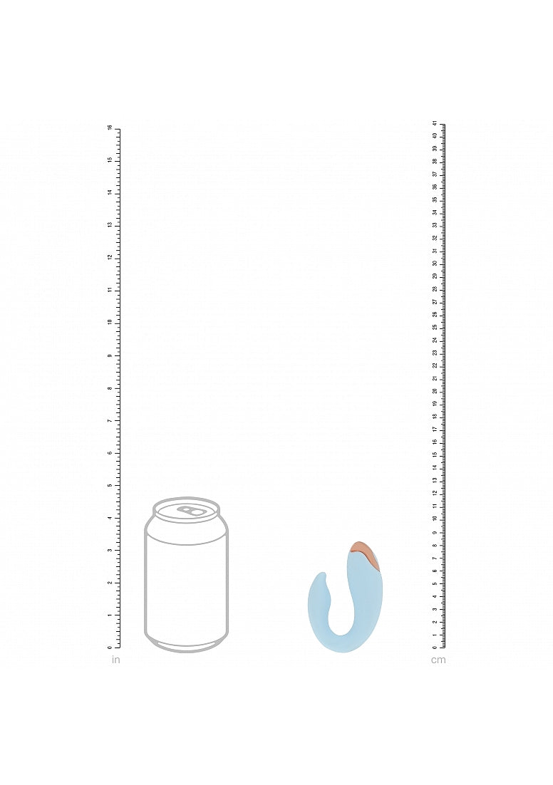 Shots Toys | LOVELINE Daydream - Remote Control 2in1 G-Spot and Clitoral Vibrator - Blue