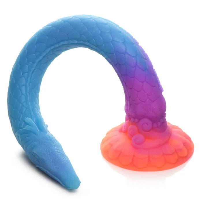 Creature Cocks Glow-in-the-Dark Makara Silicone Snake Tentacle Dildo