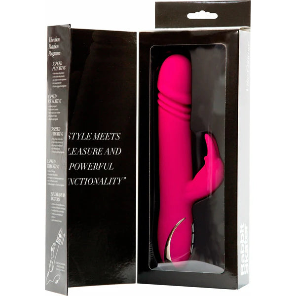 Seven Creations Vibe Couture Rabbit Skater Thrusting Vibrator Pink