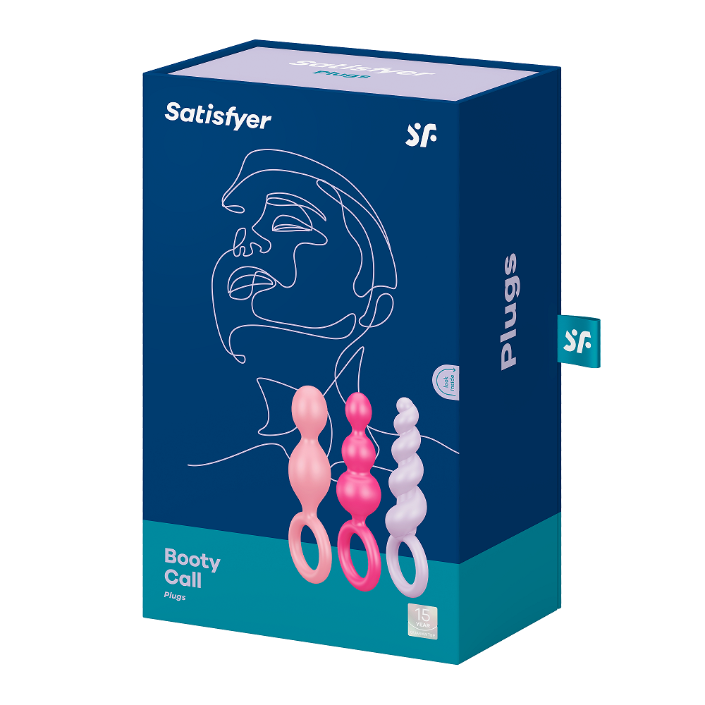 Satisfyer Booty Call Diverse - Coloured Butt Plugs - Set of 3