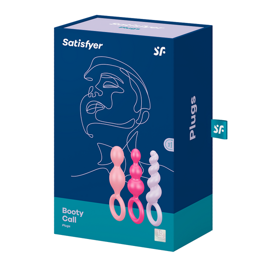 Satisfyer Booty Call Diverse - Coloured Butt Plugs - Set of 3