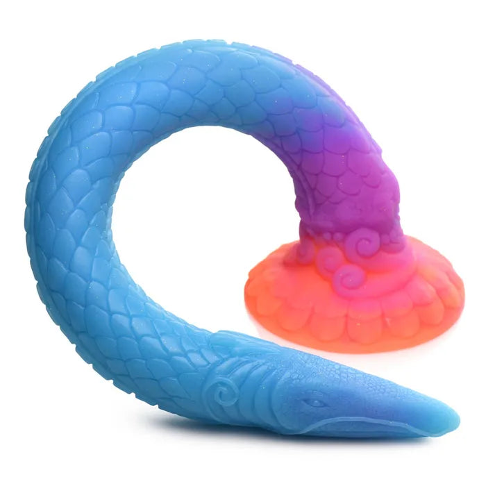 Creature Cocks Glow-in-the-Dark Makara Silicone Snake Tentacle Dildo