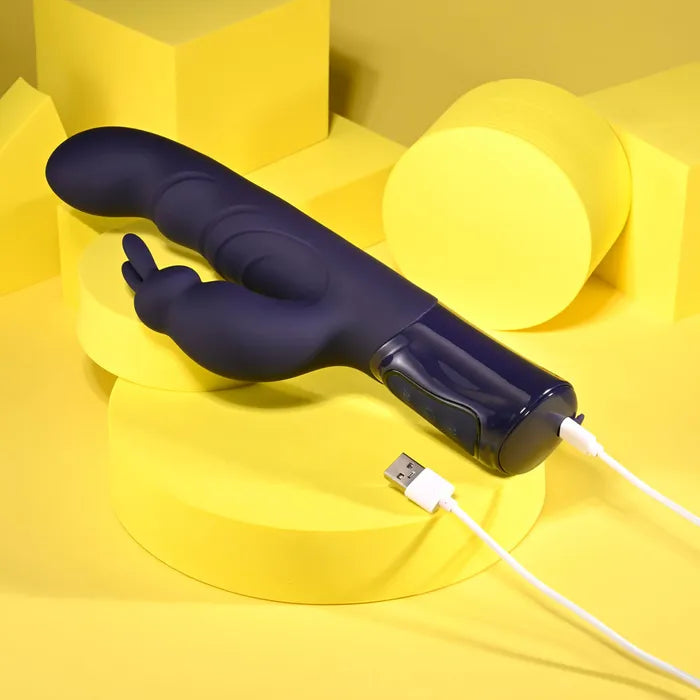 Evolved BIG DEAL - Purple 25.7cm USB Rechargeable Rabbit Vibrator