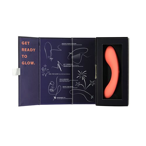 Swan The Mini Swan Wand Glow Vibrator Orange