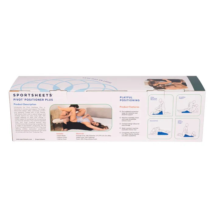 Sportsheets Pivot Positioner Plus - Black XL Foam Position Cushion