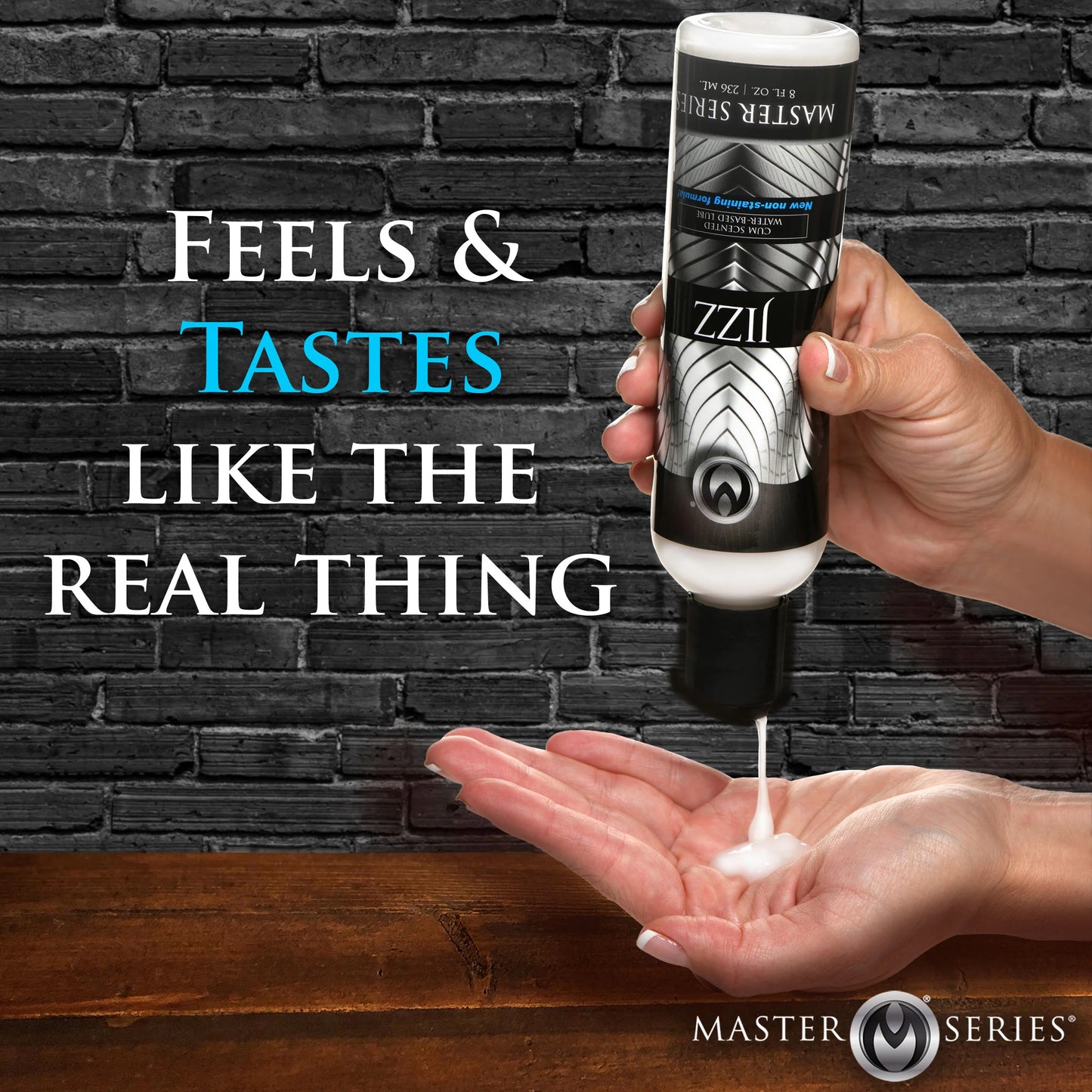 Master Series Jizz Water Based Cum Lubricant 8oz/236ml