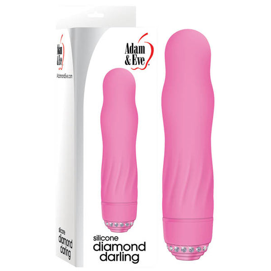 Adam & Eve Diamond Darling - Pink 10.25cm Vibrator