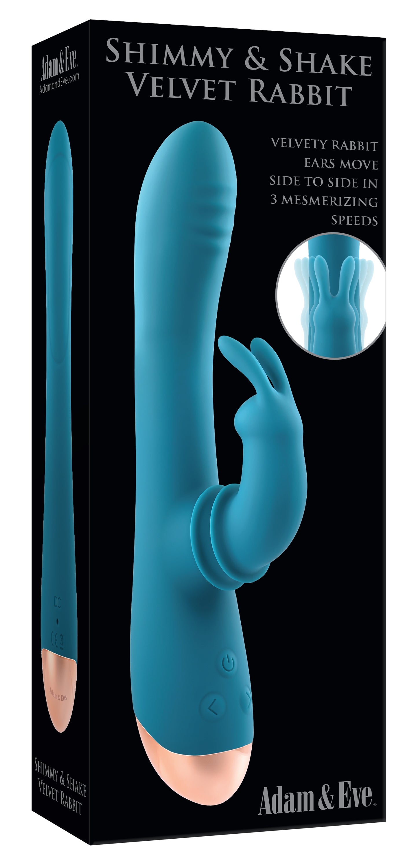 Adam & Eve SHIMMY & SHAKE VELVET RABBIT Vibrator