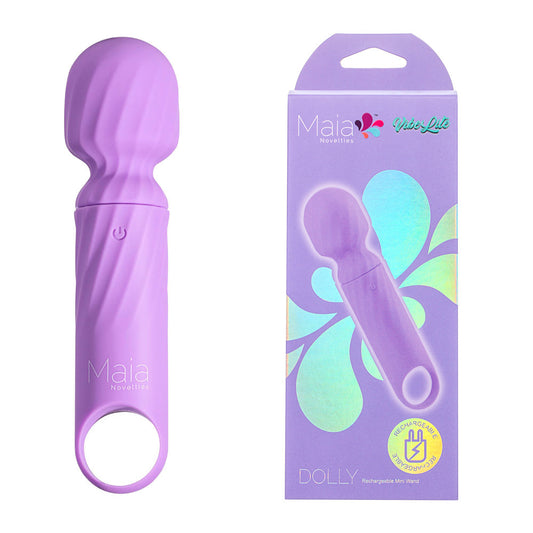 Maia Toys | Maia DOLLY Purple 12.7cm USB Rechargeable Massage Wand
