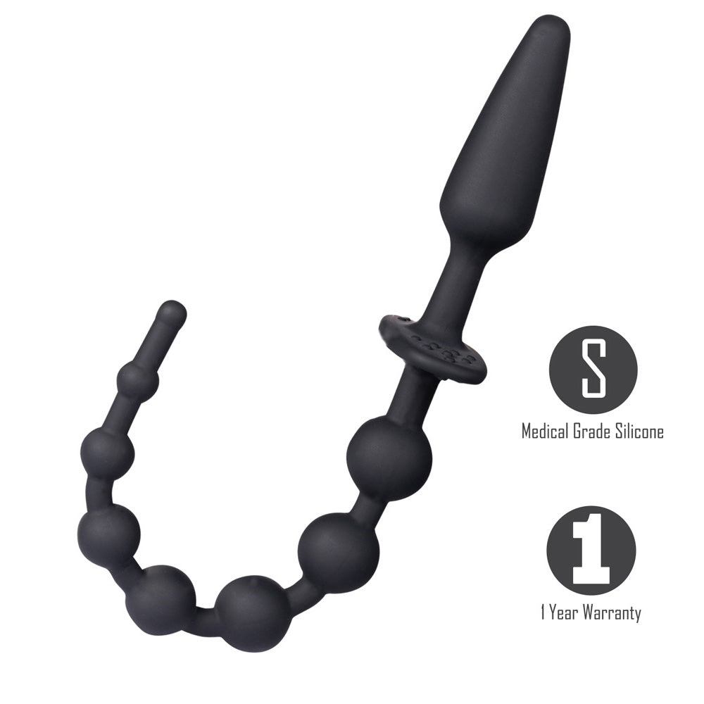 Maia Toys | Maia SORRA - Black Anal Plug with Beads