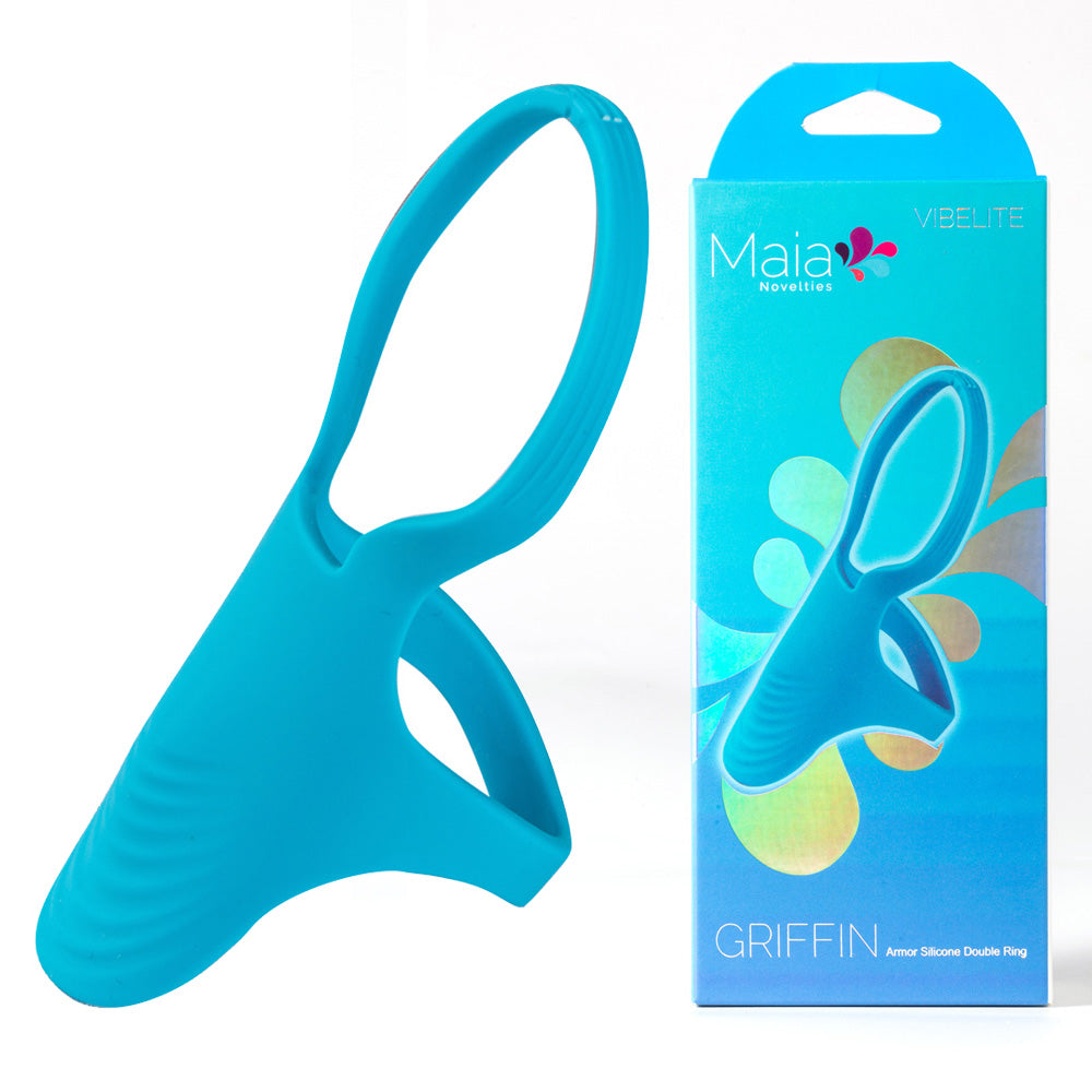 Maia Toys | Maia GRIFFIN - Blue Silicone Cock Ring