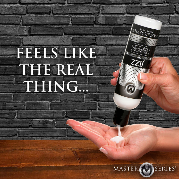 Master Series Jizz Unscented Water Based Lube Lubricant 8oz/236ml