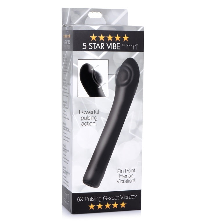 XR Brands | INMI 5 Star 9X Pulsing G-Spot Vibe - Black