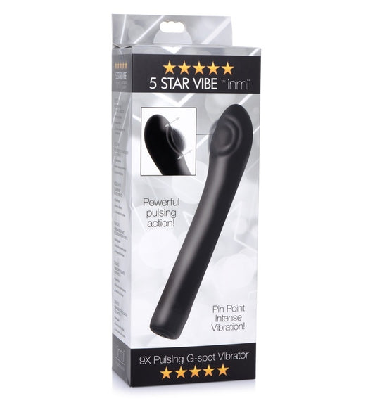 XR Brands | INMI 5 Star 9X Pulsing G-Spot Vibe - Black