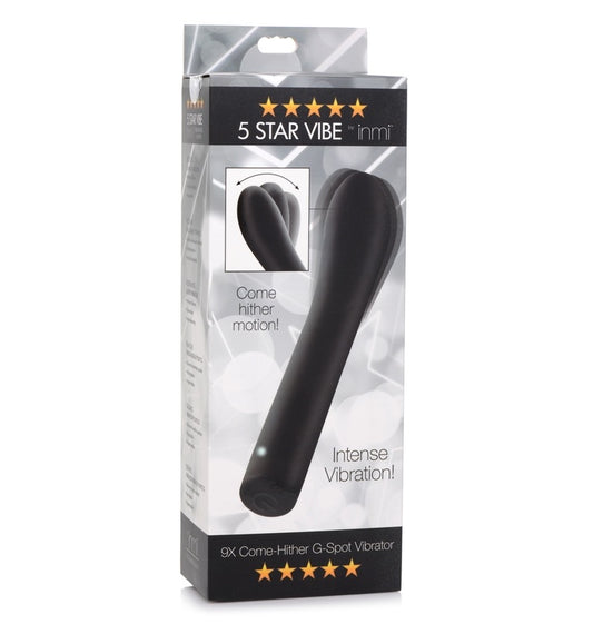 XR Brands | INMI Shegasm 5 Star Come Hither G-Spot Vibrator - Black