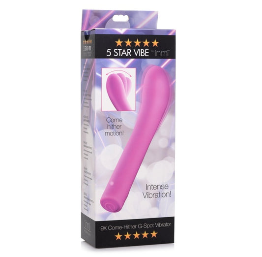 XR Brands | INMI Shegasm 5 Star Come Hither G-Spot Vibrator - Pink