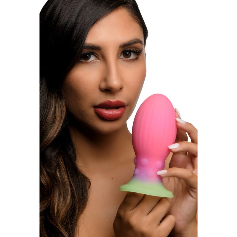 Creature Cocks Xeno Egg Glow in Dark Pink 13.3cm Large Fantasy Plug