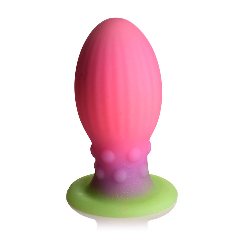 Creature Cocks XL Xeno Egg Glow in Dark Pink 17.5cm Extra Large Fantasy Plug