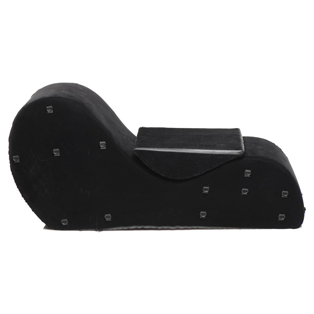 XR Brands | Bedroom Bliss Bondage Love Couch Black