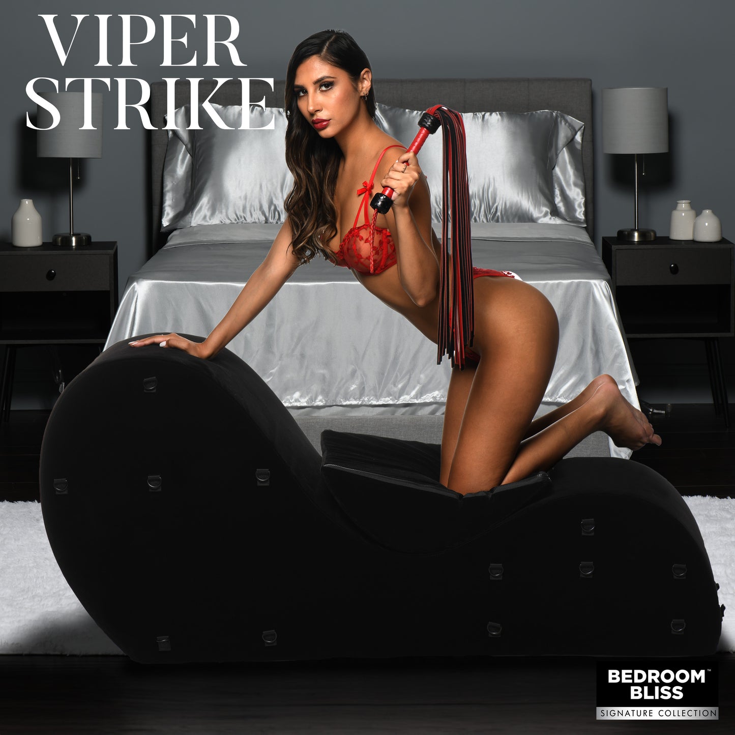 XR Brands | Bedroom Bliss Bondage Love Couch Black