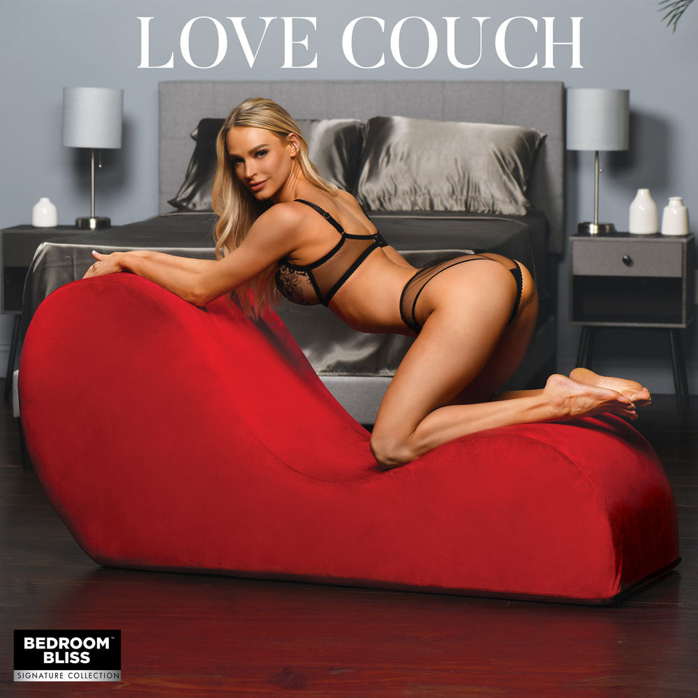 XR Brands | Bedroom Bliss Love Couch Sex Lounge Red
