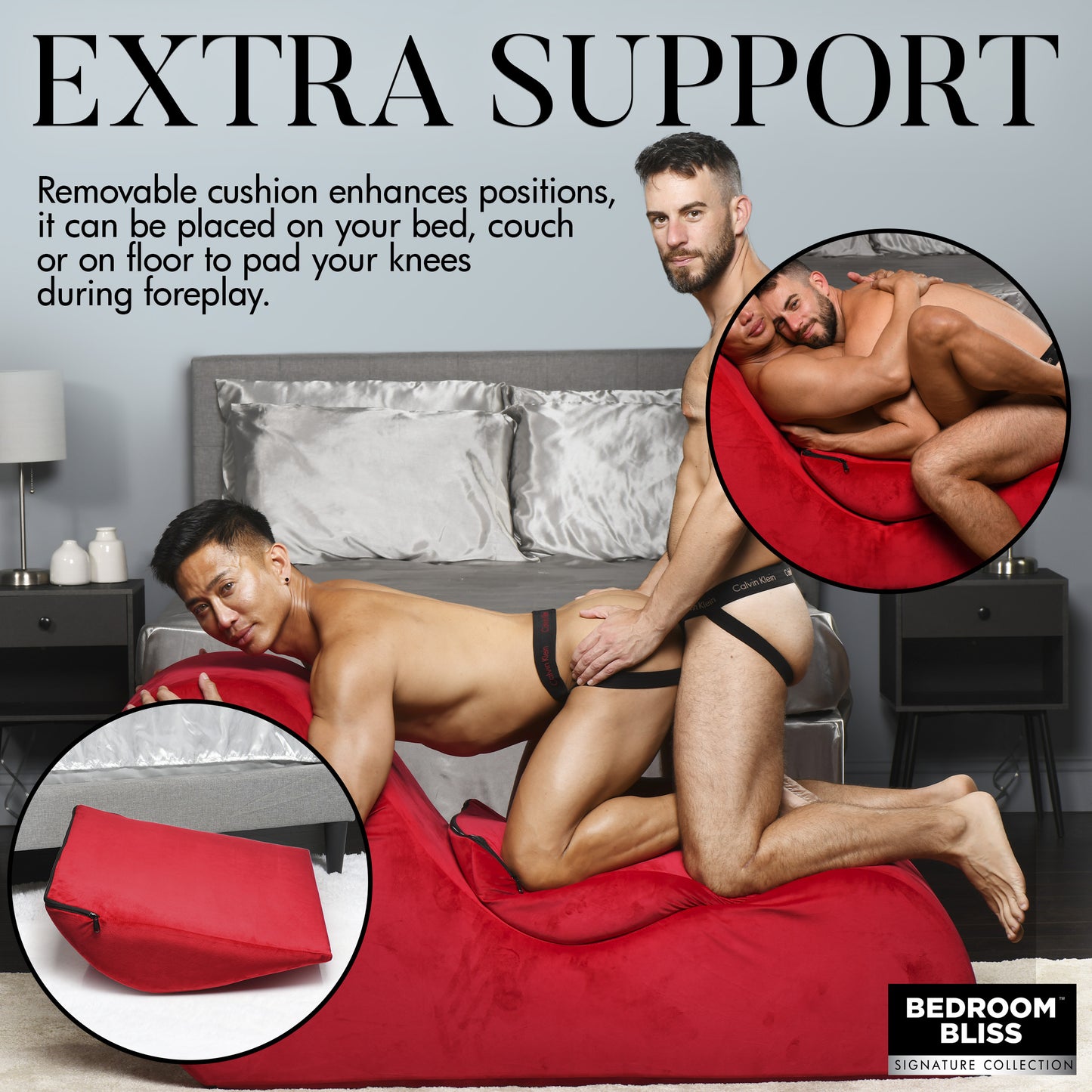 XR Brands | Bedroom Bliss Love Couch Sex Lounge Red