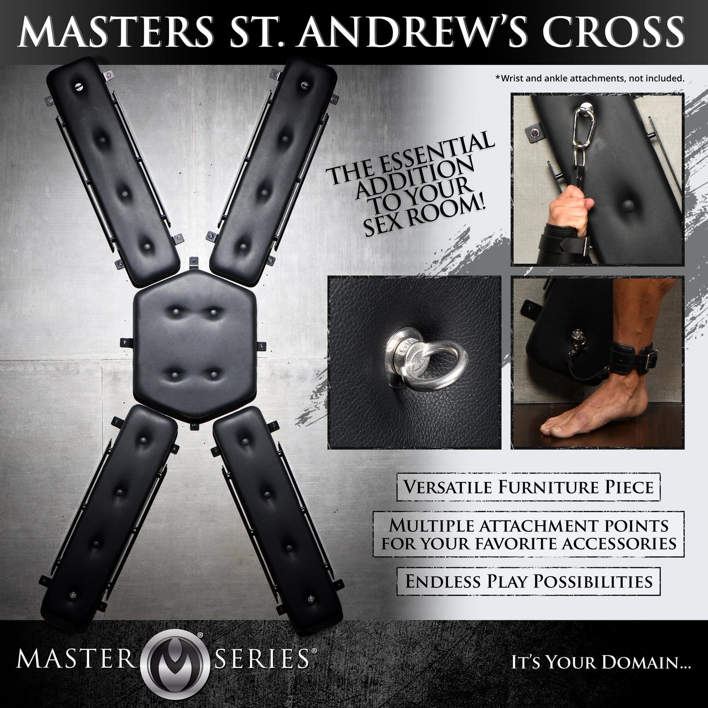 Master Series Master St Andrew's Cross Bondage