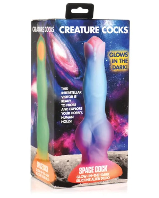 Creature Cock Glow-in-the-Dark Silicone Alien Dildo