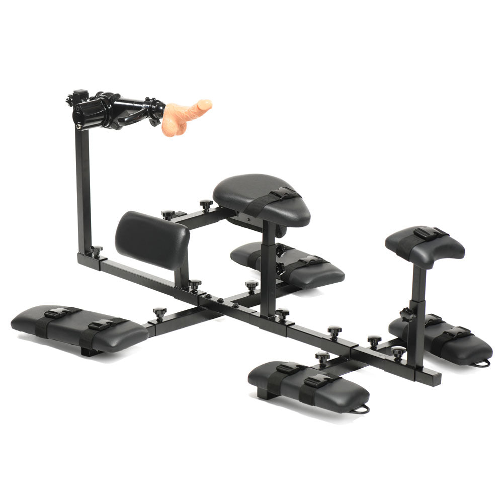 Master Series Subversion Deluxe Stockade with Sex Machine