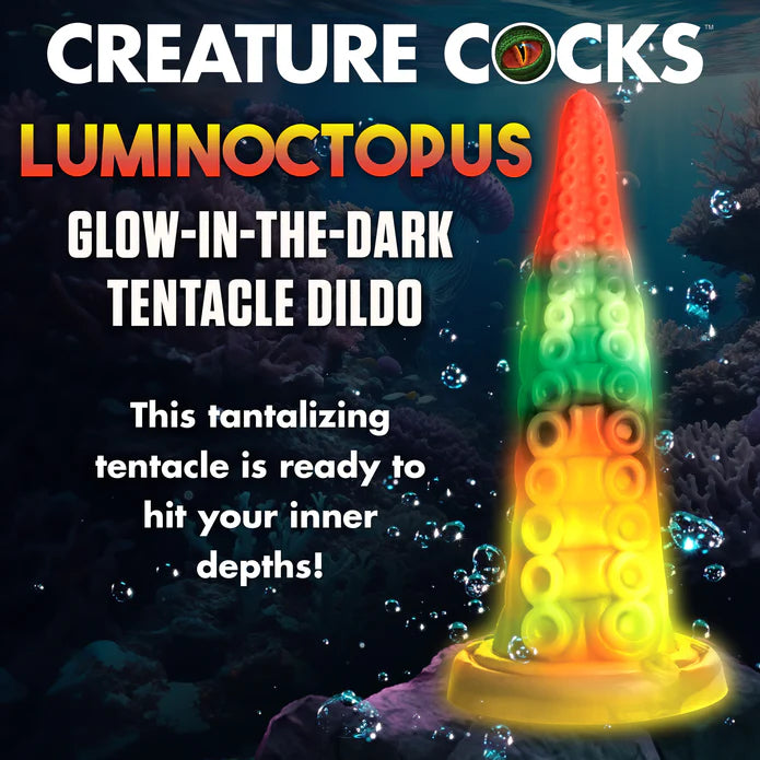 Creature Cocks Luminoctopus Glow In The Dark Tentacle Dildo
