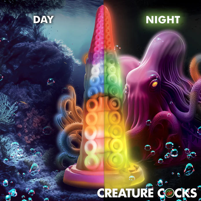 Creature Cocks Luminoctopus Glow In The Dark Tentacle Dildo