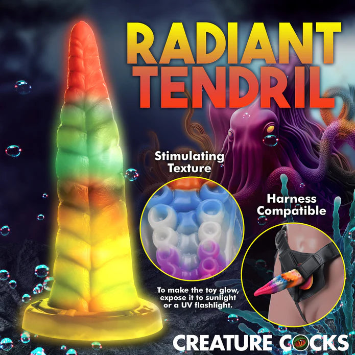 Creature Cocks Luminoctopus Glow In The Dark Tentacle Dildo