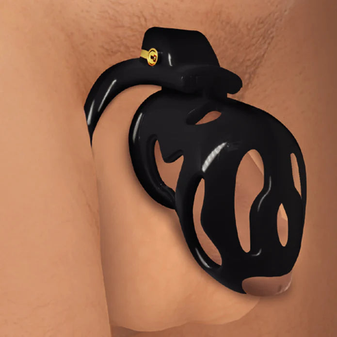 Master Series Hard Stop Double Ring Chastity Cage