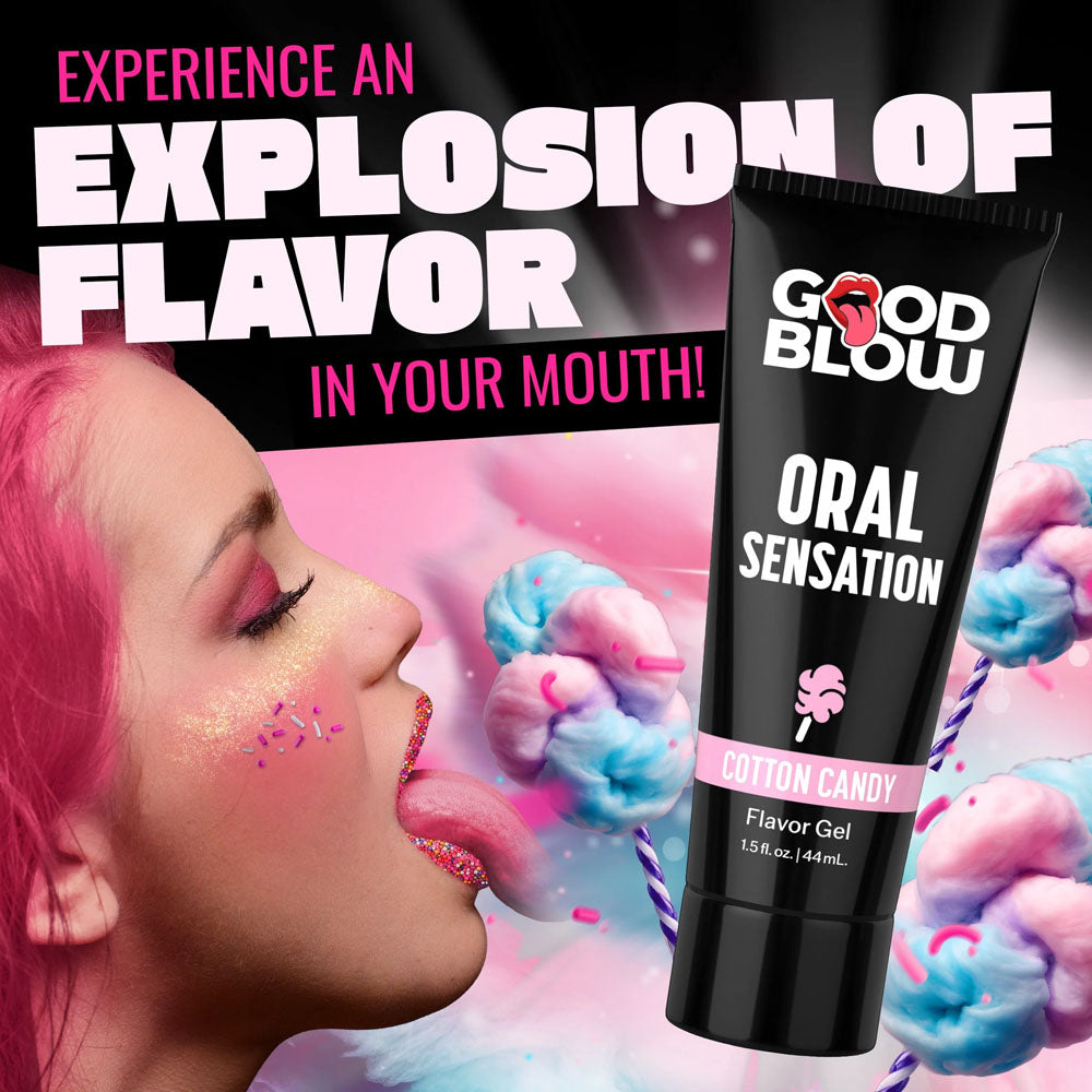 XR Brands | Good Blow Oral Sensation Cotton Candy Oral Sex Gel 44ml