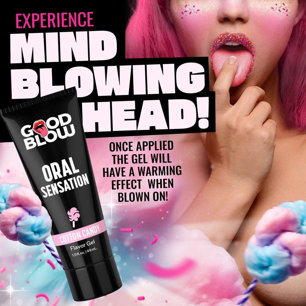 XR Brands | Good Blow Oral Sensation Cotton Candy Oral Sex Gel 44ml