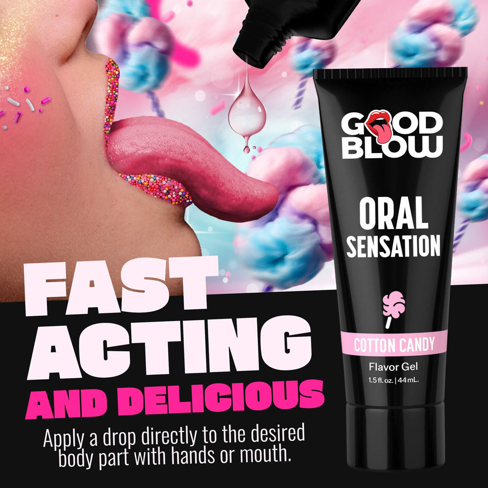 XR Brands | Good Blow Oral Sensation Cotton Candy Oral Sex Gel 44ml