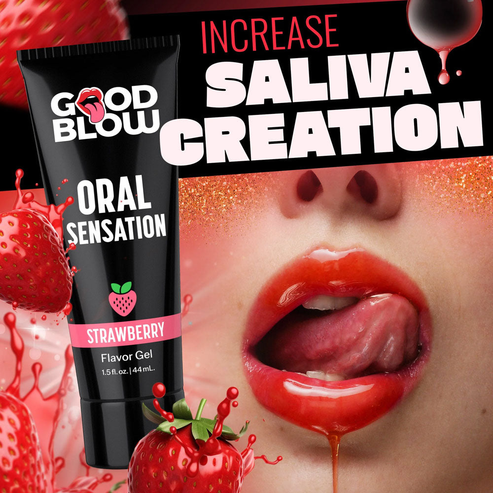 XR Brands | Good Blow Oral Sensation Strawberry Oral Sex Gel 44ml