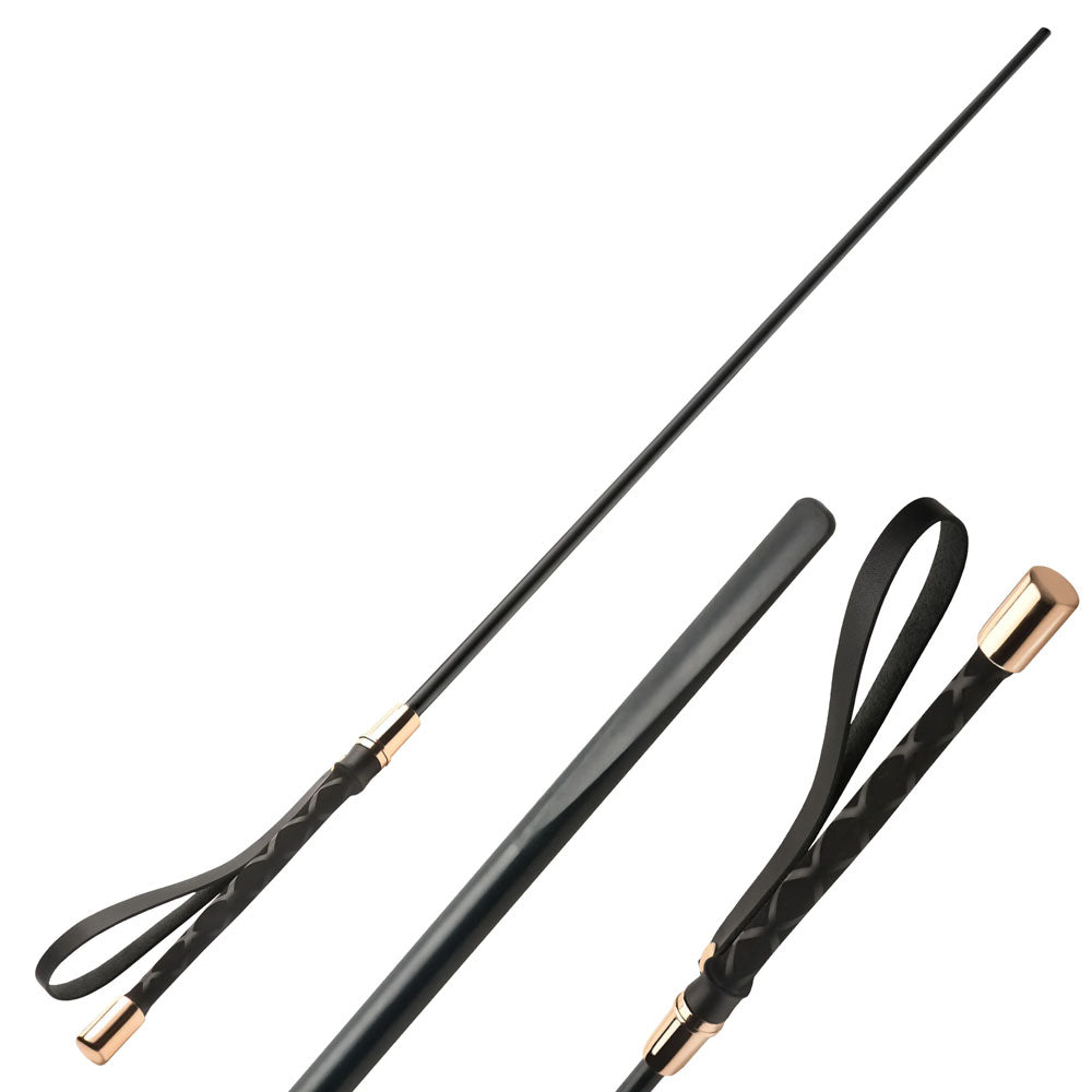 Master Series Sinful Impact Cane - Black Plastic Cane