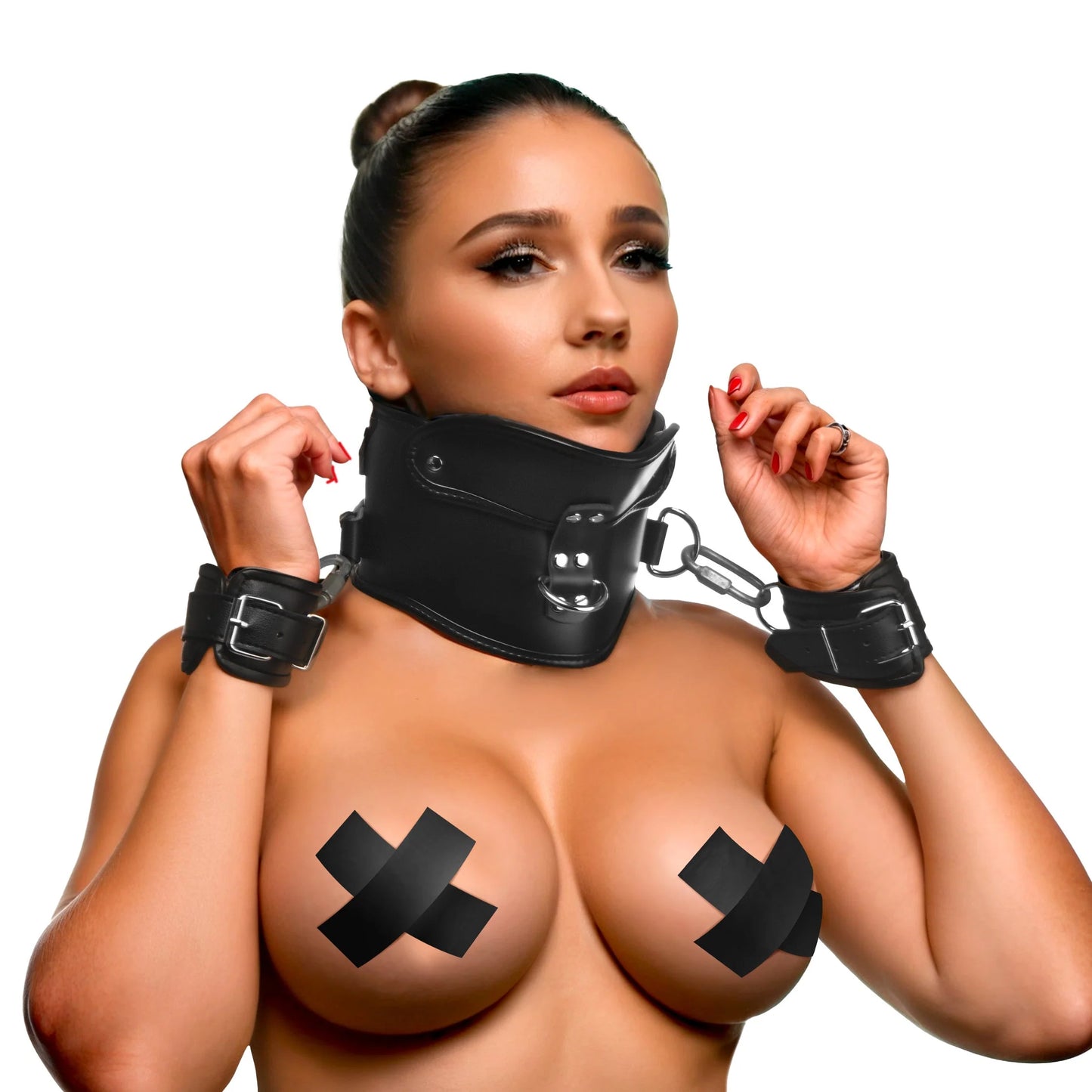 Master Series Rigid Locking Posture Collar w/ Chin Brace
