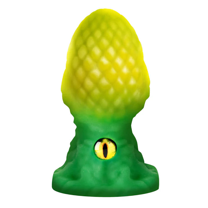 Creature Cocks Eye of the Dragon Silicone Butt Plug - Green
