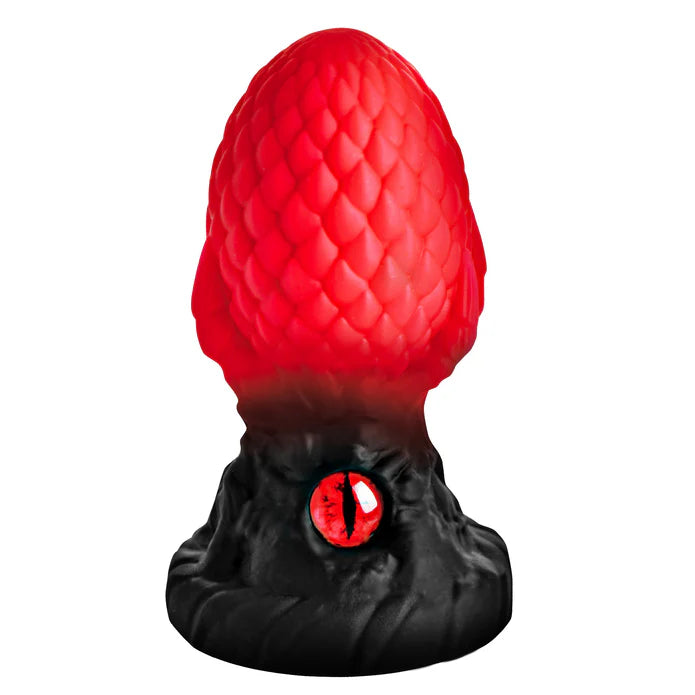 Creature Cocks Eye of the Dragon Silicone Butt Plug - Red