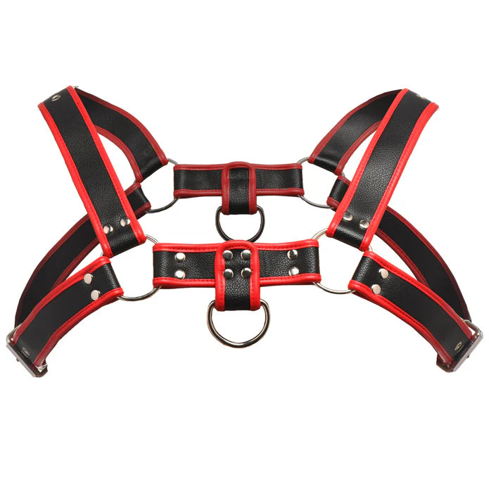 Master Series Bulldog Harness Red
