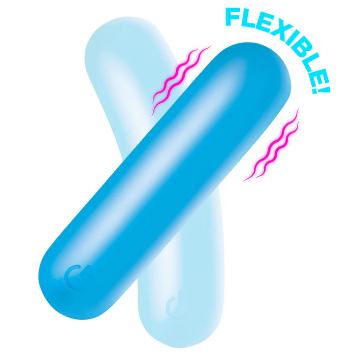 XR Brands | BANG! Flexible Silicone Bullet Blue