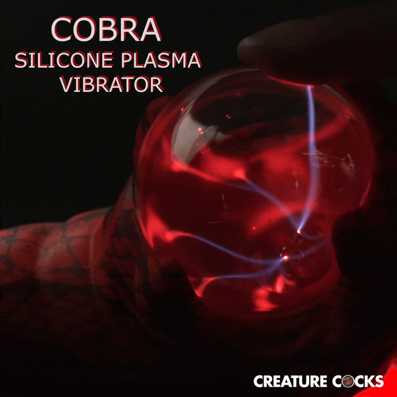 Creature Cocks Cobra - Silicone Plasma Fantasy Vibrator with Plasma Ball Orb